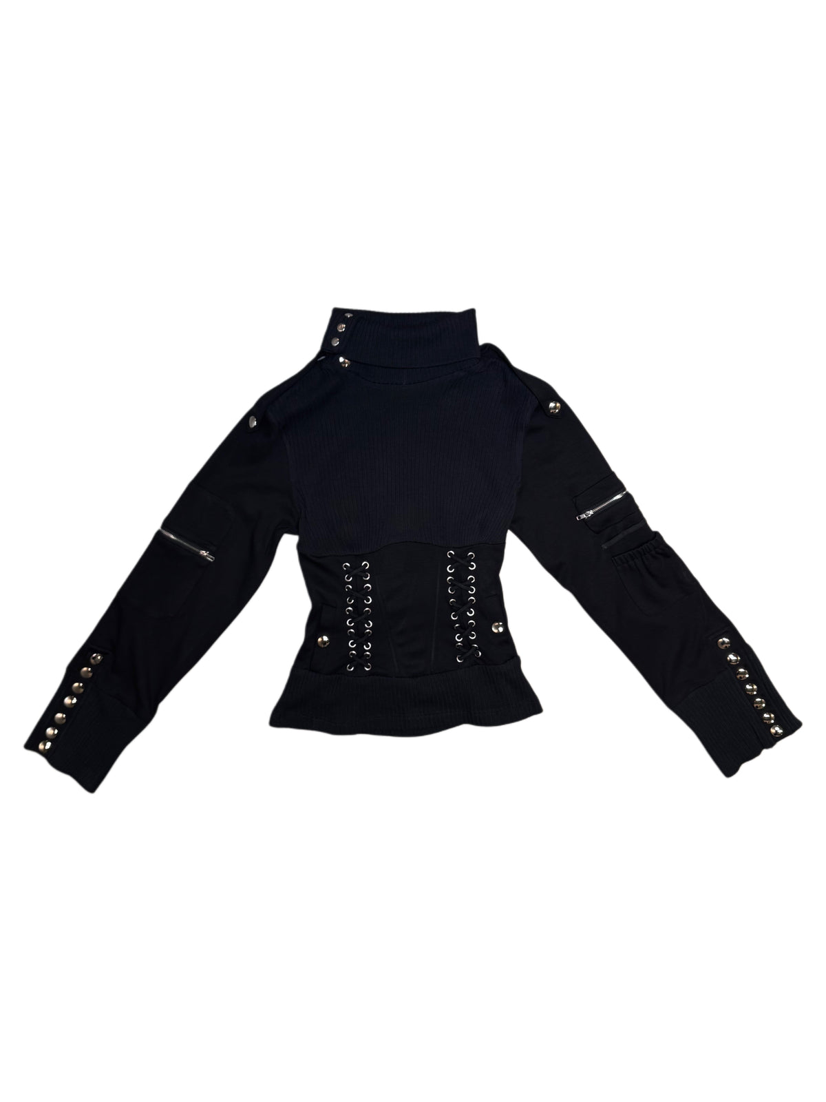 Raven Ribbed Top