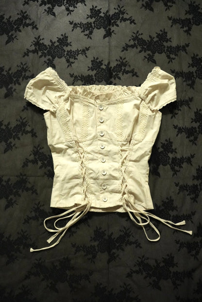 Ivory Cotton Blouse