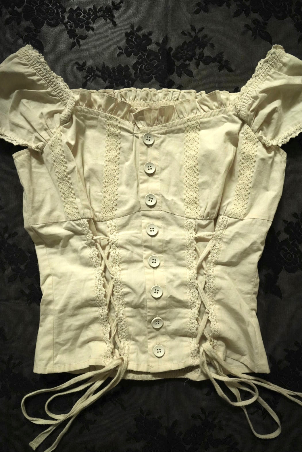 Ivory Cotton Blouse