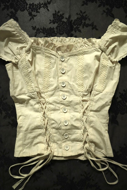 Ivory Cotton Blouse