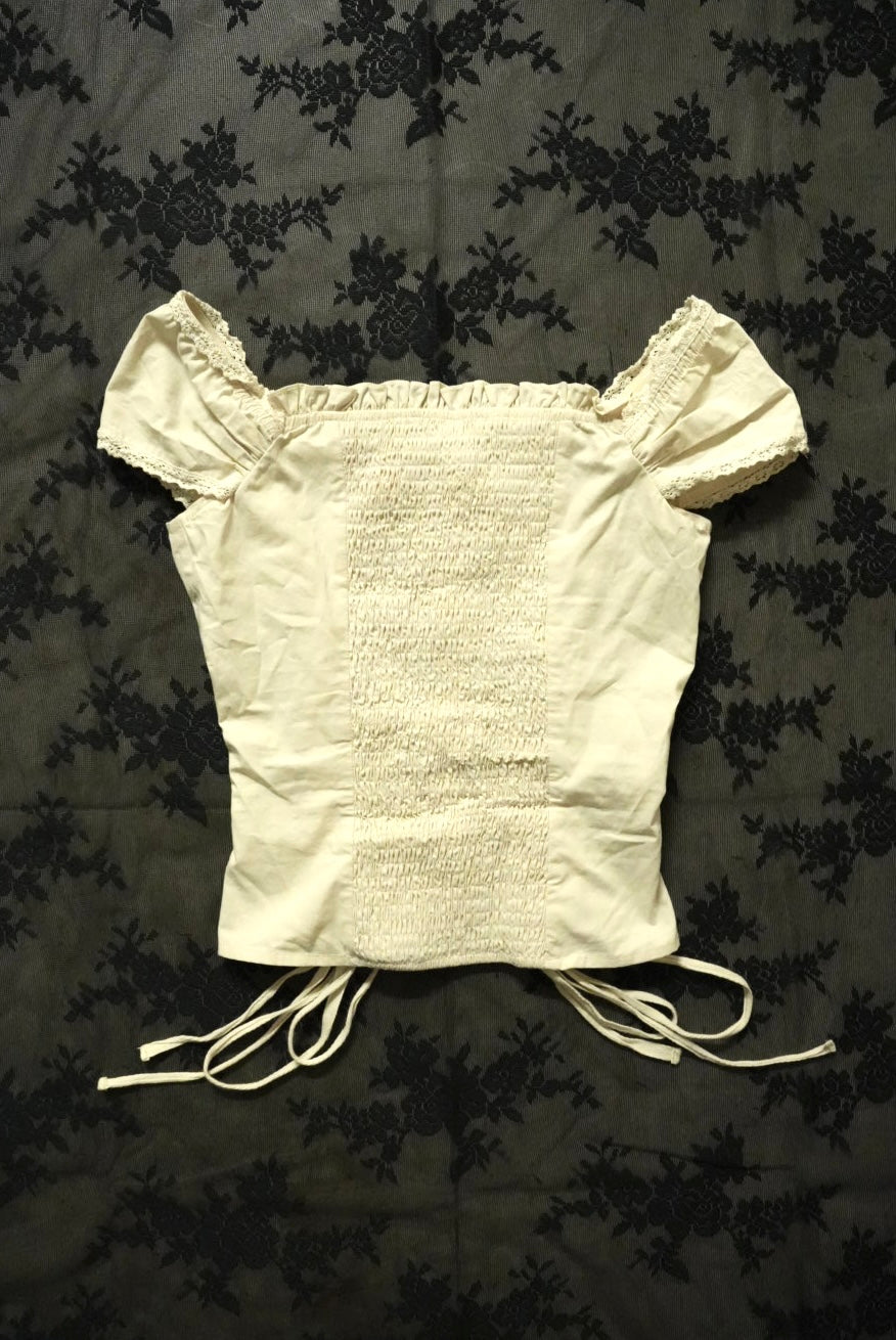 Ivory Cotton Blouse